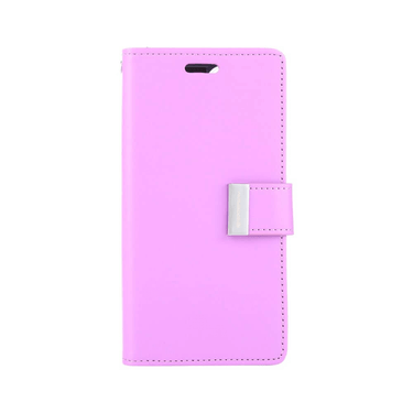 iPhone 14 High-Quality Flip Wallet Case Cover - Shock-Resistant with Front Cover, Multiple Card Slots, Magnetic Closure and Media Stand Convertible - Purple